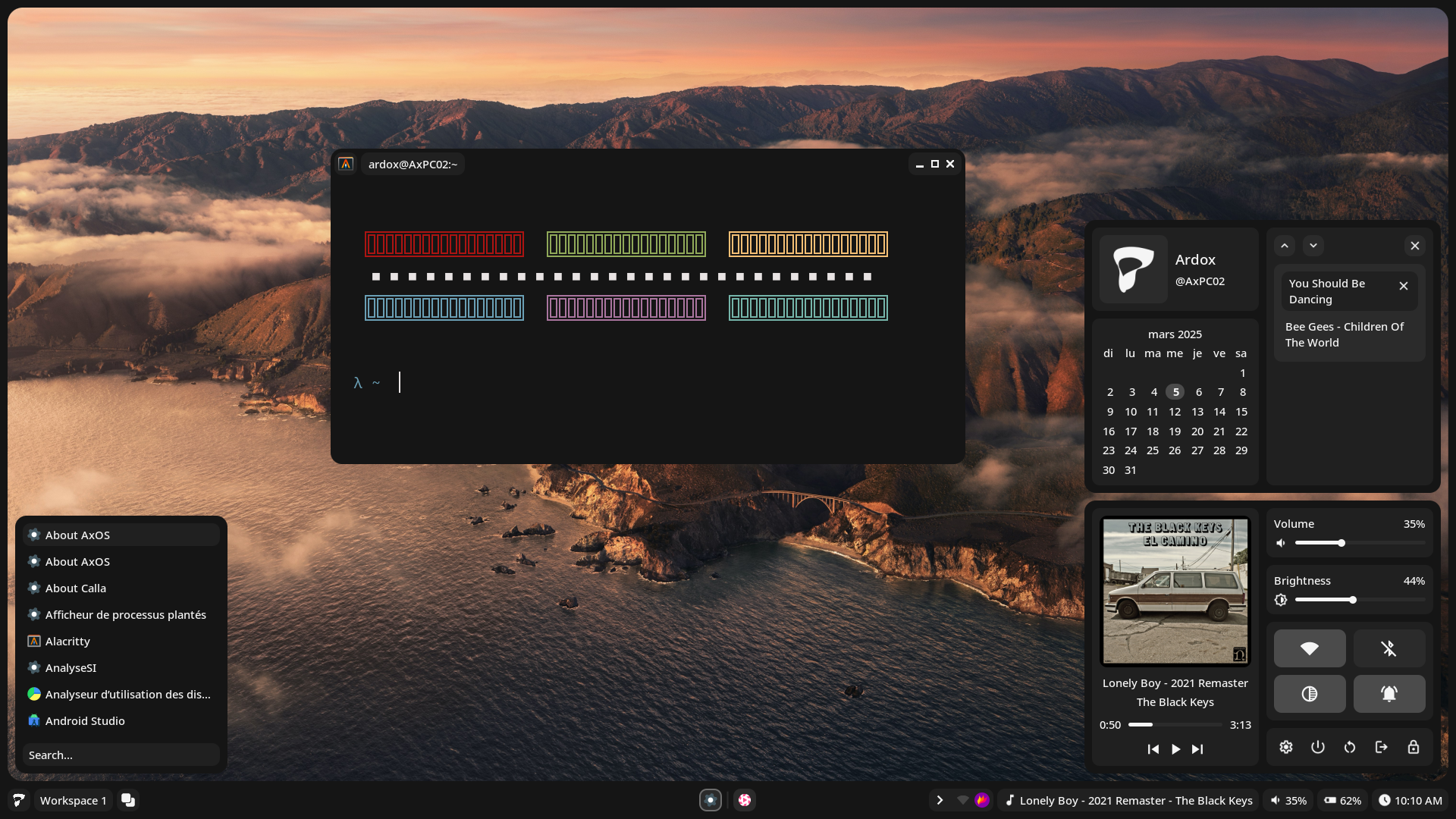 Calla Desktop Environment